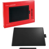 Wacom One By Wacom l 672 N Ideal For Work From Home & Remote Learning Works With Chromebook (medium) Black